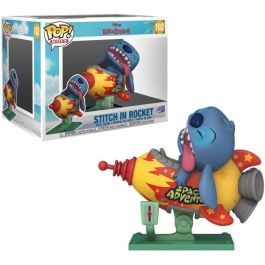 Funko Pop Rides Disney Lilo & Stitch en Cohete - Figura de Vinilo de 15cm con Caja Original