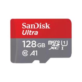 Tarjeta de Memoria SanDisk Ultra 128GB microSD XC con Adaptador/ Clase 10/ 140MBs Precio: 16.78999993. SKU: S0235277