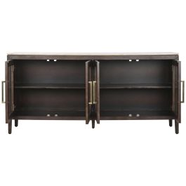 Aparador Home ESPRIT Mármol Madera de mango 180 x 40 x 85 cm Aparador Home ESPRIT Mármol Madera de mango 180 x 40 x 85 cm