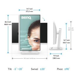 BenQ GW2790QT Monitor de 27" QHD IPS USB-C Blanco con Elevación y Pivote 16:9