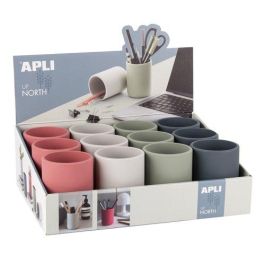 Porta Lapices Apli Up North Silicona Surtido Expositor De 12 (3 X 4 Colores) Precio: 66.78999987. SKU: B1ANSSSNYQ
