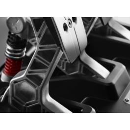 Thrustmaster T-LCM Pedales Magnéticos con Load Cell para PC, PS4, Xbox One - Negro, Acero Inoxidable - 4060121