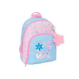 Mochila BlackFit8 Smile Rosa Azul claro 25 x 30 x 13 cm Mini Precio: 16.50000044. SKU: B16Q22JLF5