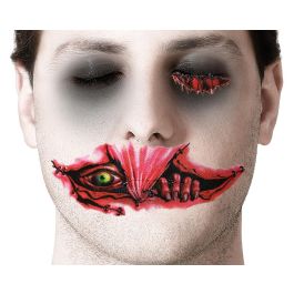 Tatuaje Facial De Boca Y Ojos Mutantes Con Efecto Cosido para Halloween y Maquillaje de Terror Precio: 0.49999983. SKU: B133RYTAPX