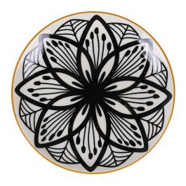 La Mediterranea Fuente Redonda para Servir Estilo Japonés Hana de 20 cm - Surtido de 6 Platos de Mesa (18 Unidades)