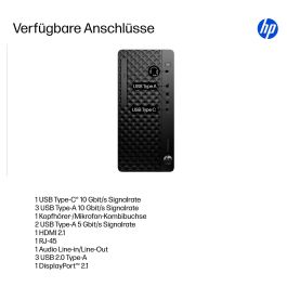 HP ProDesk 4 G1i AI CU7-265 Ordenador de Sobremesa, 16GB RAM, 512GB SSD, Windows 11 Pro