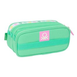 Bolso Escolar Portatodo Safta Triple Big Benetton Mint 100x215x80 mm