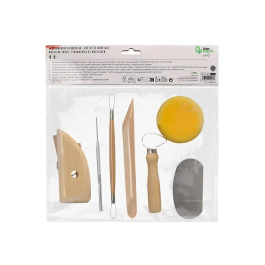 Liderpapel Pack 8 Herramientas Surtidas para Modelar, Certificado FSC