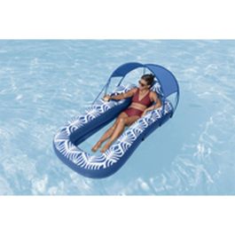 Bestway Colchoneta Hinchable con Parasol Comfort Plush 198x112 cm Playa y Piscina 43732