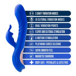 Vibrador Punto G Blush HARPER MIDNIGHT Azul Vibrador Punto G Blush HARPER MIDNIGHT Azul