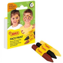 Jovi Maquillaje Estuche 3 Barras Colores Animales Carnaval Halloween Piel Segura Precio: 1.5900005. SKU: B1C7H2VK7R