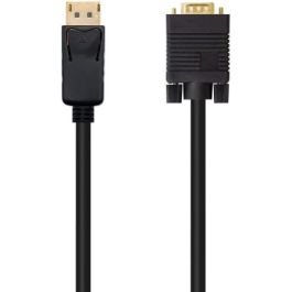 Nano Cable 10.15.4402 Cable Conversor DisplayPort Macho a VGA Macho 2m Negro