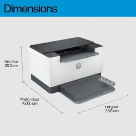 HP Impresora Láser Monocromo LaserJet M209Dw con Wi-Fi y Dúplex Automático, 30 ppm, Compacta para Hogar y Pequeña Oficina
