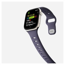 Nomad Tempo Band - Correa de Caucho para Apple Watch 41mm/42mm, Color Púrpura Dusk, Ajustable y Resistente al Agua