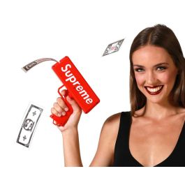 Pistola Lanzadora De Billetes Roja Con 100 Billetes 21x17x9 cm, Accesorio para Fiestas y Eventos Precio: 7.79000057. SKU: B1AMK7PRV2