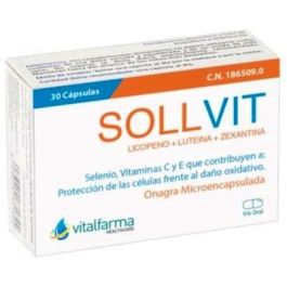 VITALFARMA Sollvit 30Cap. con Vitamina C y Onagra para Protección Celular y Piel Precio: 18.5000002. SKU: B1HEKXYKN2