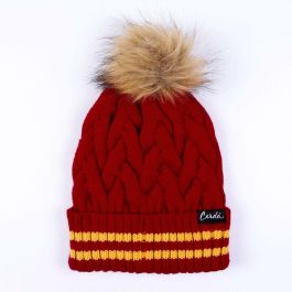 Cerdá Gorro de Punto con Pompón Harry Potter Casa Gryffindor Rojo 100% Acrílico para Adultos Cerdá Gorro de Punto con Pompón Harry Potter Casa Gryffindor Rojo 100% Acrílico para Adultos