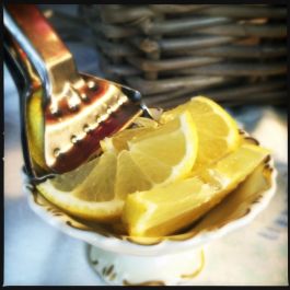 # -144- Exprimidor Rodajas Limon Acero My Bar (24 Unidades)