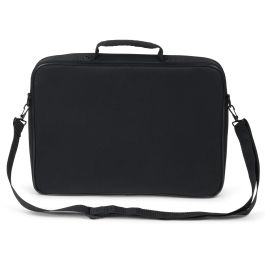 Dicota BASE XX Maletín para Portátiles 13-14.1", Acolchado, Poliéster Negro, con Bolsillo Frontal y Correa Hombro Ajustable