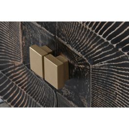 Mueble Tv Colonial DKD Home Decor Negro 40 x 50 x 160 cm Mueble Tv Colonial DKD Home Decor Negro 40 x 50 x 160 cm