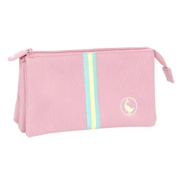 Portatodo Triple El Ganso Pink Rosa 22 x 12 x 3 cm Precio: 13.50000025. SKU: B1EPYMK5WJ