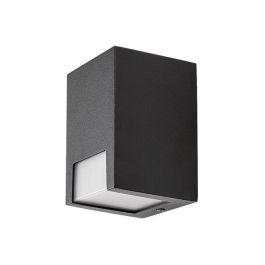 RABALUX RAB-77054 Aplique de Pared Exterior Cernon GU10 IP44 de Aluminio Negro Moderno Minimalista para Terraza y Jardín