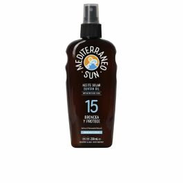 Protector Solar Suntan Oil Dark Tanning Mediterraneo Sun