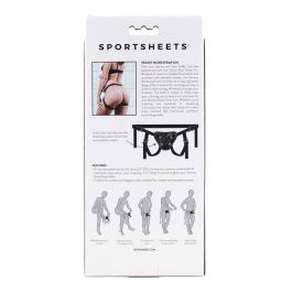 Arnés para consolador Sportsheets Velvet Noir Arnés para consolador Sportsheets Velvet Noir