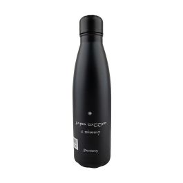 Cinereplicas Botella Térmica Metálica 500ml El Señor de los Anillos Puertas de Durin, Producto Oficial de Colección