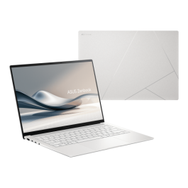 ASUS Zenbook S 14 OLED UX5406SA-PZ131W - Portátil 14" 3K 120Hz, Intel Core Ultra 7 258V, 32GB RAM, 1TB SSD, Arc Graphics 140V, Windows 11 Home, Blanco Escandinavia