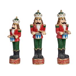 Krist+ Cascanueces Mediano Rojo con Instrumento y LED 15x65.5x20 cm Precio: 33.4999995. SKU: B196S3DKBM