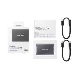 Samsung MU-PC1T0T/WW Disco SSD Externo Portátil T7 Touch 1TB PCIe NVMe USB 3.2 Gen2 1050 MB/s Gris