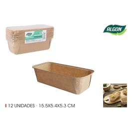 Set de 12 moldes para horno Algon 15.5x5.4x5.3 cm (24 Unidades) Precio: 43.68999998. SKU: B1CPJJKBBC