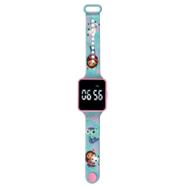 Lexibook LEX3380743108544 Gabby y la Casa Mágica Reloj LED conectado Pulsera ajustable