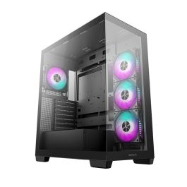 Deepcool R-CG580-BKADA4-G-1 Caja PC Gaming Panorámica con 4 Ventiladores ARGB, Cristal Templado