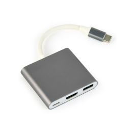 Gembird A-CM-HDMIF-02-SG Adaptador gráfico USB 3840 x 2160 Pixeles Gris Precio: 16.50000044. SKU: B194XW3D74