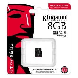 Kingston Tarjeta Memoria Industrial microSDHC 8 GB UHS-I U3 V30 Clase 10 A1