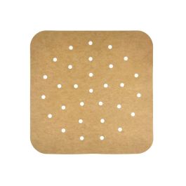 Algon Set 40 Papeles Perforados Cuadrados para Airfryer de 23 cm (24 Unidades)