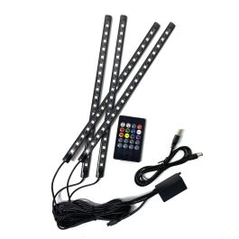 Occ Sport OCCLED11 Luz LED Ambiente para Automóvil, Kit con Mando a Distancia, Colores RGB al Ritmo de Música, USB, 4 Tiras Precio: 19.79000012. SKU: B1GK4V3ZDG