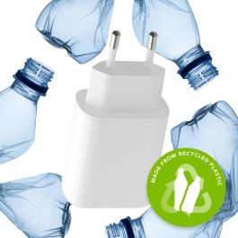 dbramante 1928 CH25EUWH7096 Cargador de Pared, 2x USB-C, 25W, Blanco, EU