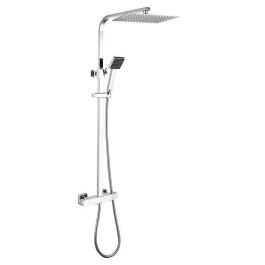 OCEANIC Columna de ducha - Mezclador termostático - Cabezal alto rectangular 30x20 cm - Cromo Precio: 125.49999968. SKU: B1CXY4Y6N5