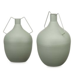 Jarron Acero Botella Verde Pastel Grd Giftdecor 24X40CM (4 Unidades) Precio: 65.49999951. SKU: B1B3SMG43F