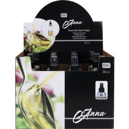 Anna Aceitera Vinagrera Spray 330 ml, 6.8 x 20.5 x 6.8 cm (12 Unidades)