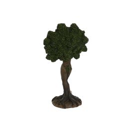 DKD Home Decor Figura Decorativa Resina Verde 10 x 31 x 18 cm Madre Naturaleza (2 Unidades)