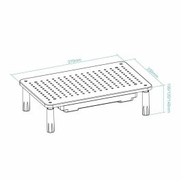Soporte de Mesa para Pantalla TooQ TQMR087 20 kg