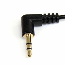 Cable Audio Jack (3,5 mm) Startech MU3MMS2RA 0,9 m Negro Cable Audio Jack (3,5 mm) Startech MU3MMS2RA 0,9 m Negro