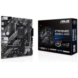 Asus ASU1701162274097 Placa base PRIME B550M-K ARGB - Socket AM4 - DDR4 - Micro ATX Precio: 108.49999941. SKU: B1F9SHNY5Z