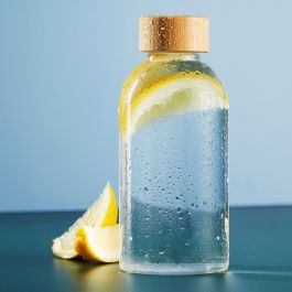 Day Botella 500 Ml Vidrio Borosilicado Bambú