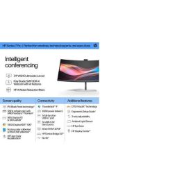 HP Series 7 Pro 34 inch WQHD Conferencing Monitor - 734pm HP Series 7 Pro 34 inch WQHD Conferencing Monitor - 734pm