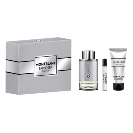 Set Montblanc: Explorer Platinum, Eau De Parfum, For Men, 100 ml + Explorer Platinum, Eau De Parfum, For Men, 7.5 ml + Explorer Platinum, Cleansing, Shower Gel, For All Skin Types, 100 ml Precio: 101.50000058. SKU: B1HZAG5Q7A